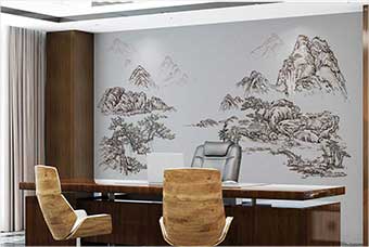 恩施森佰汇航空纤维墙咔（山水之间）